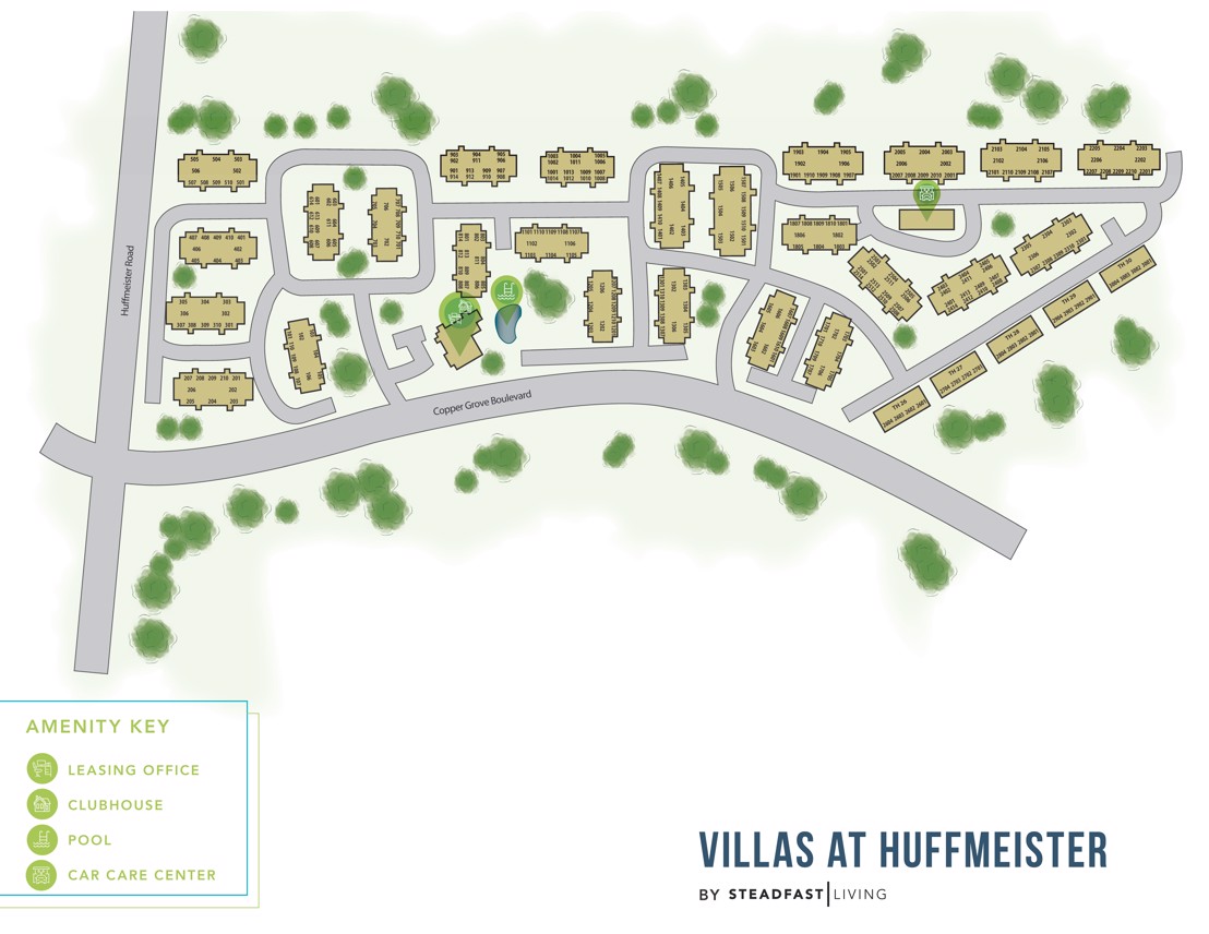 Villas at Huffmeister - Community Map